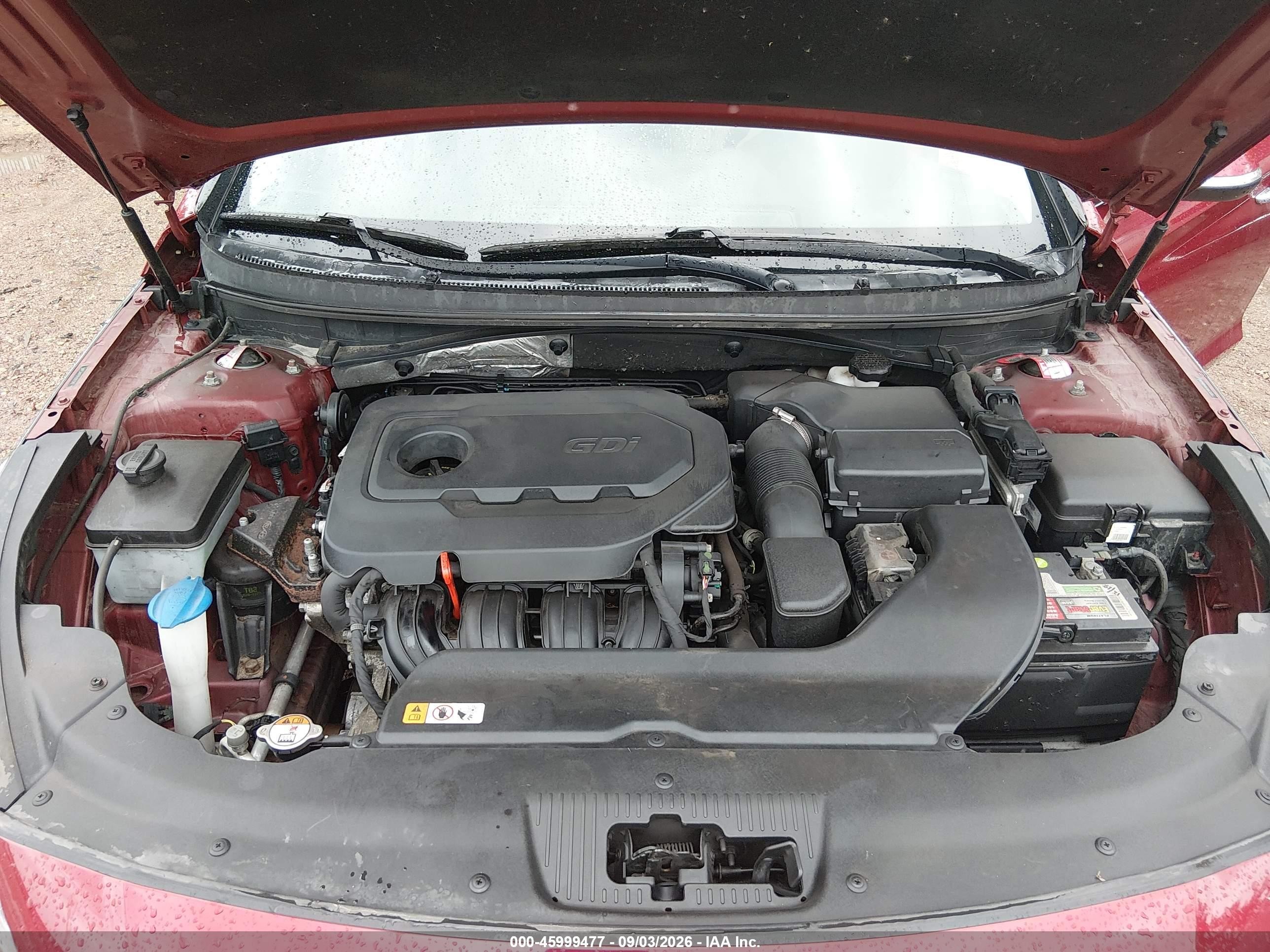 2015 Hyundai Sonata Sport Красный vin: 5NPE34AF9FH087240