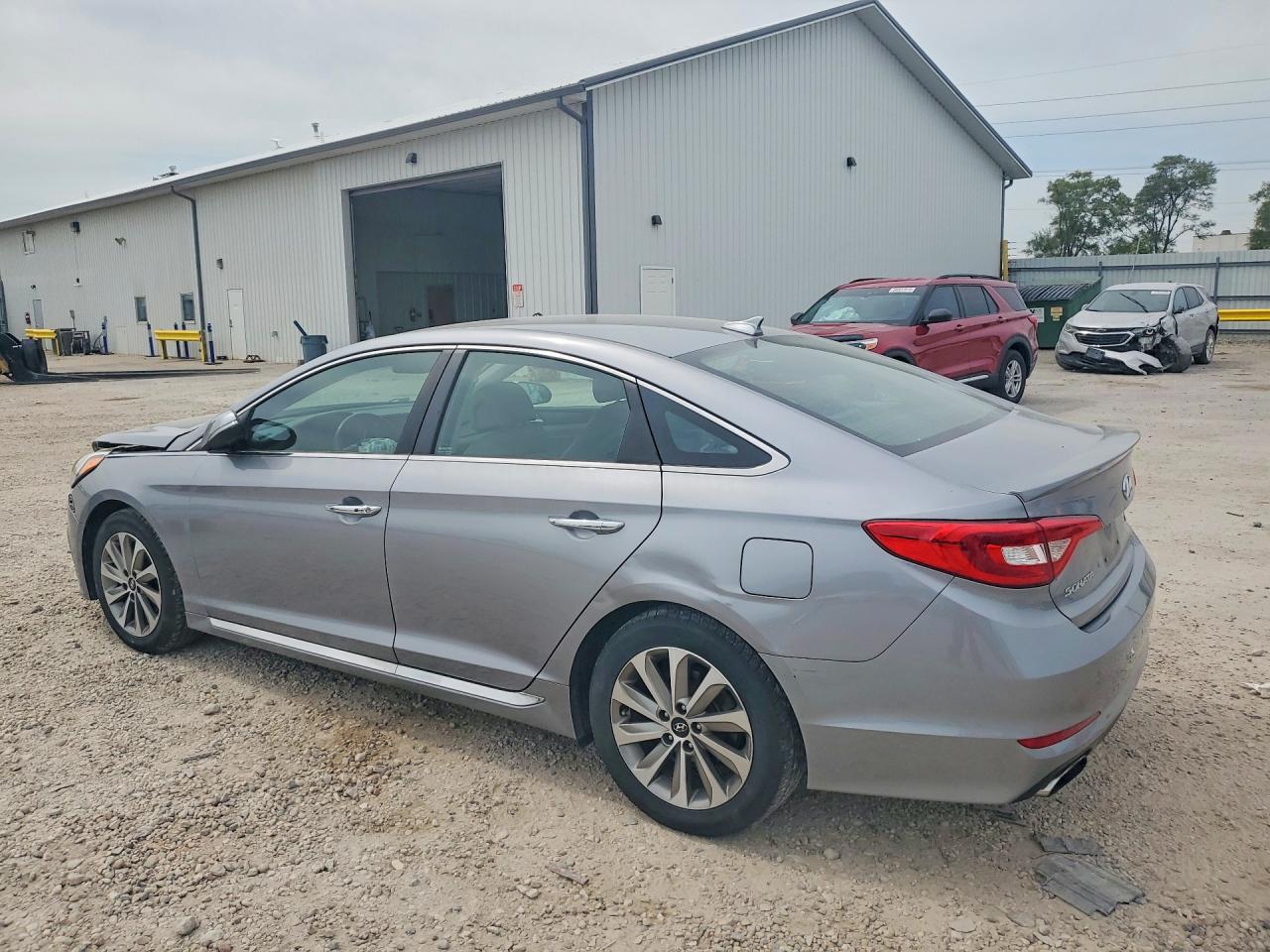 2015 Hyundai Sonata Sport Silver vin: 5NPE34AF9FH099047