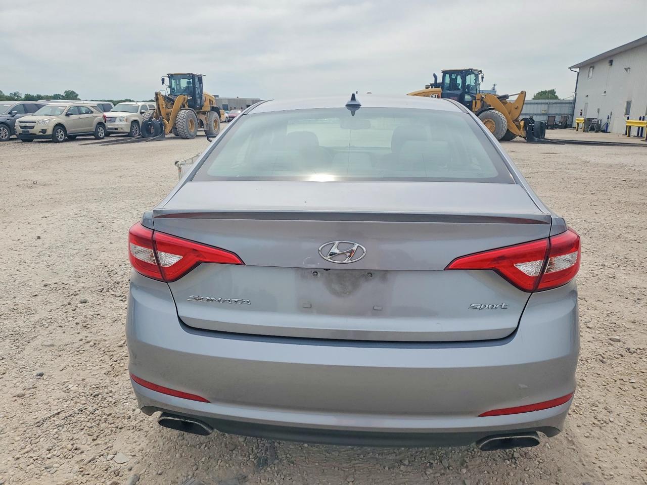 2015 Hyundai Sonata Sport Silver vin: 5NPE34AF9FH099047