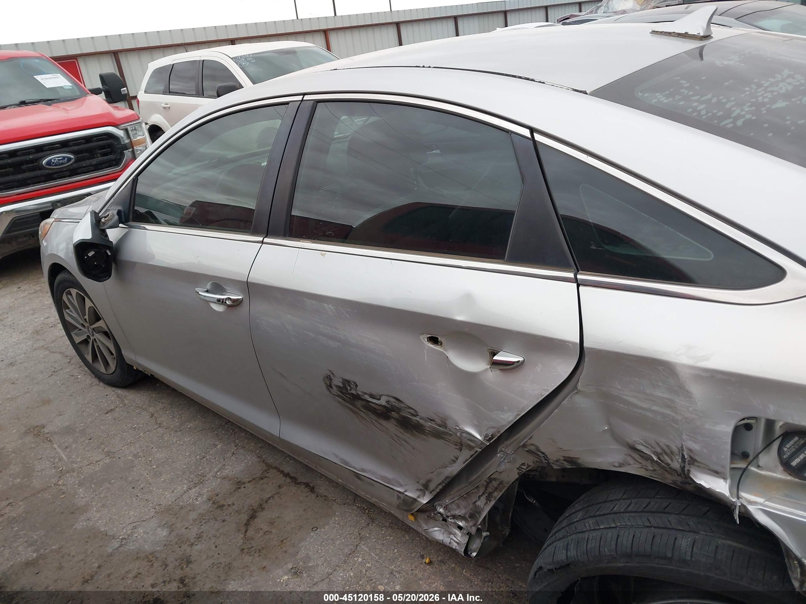 2015 Hyundai Sonata Sport Silver vin: 5NPE34AF9FH111732