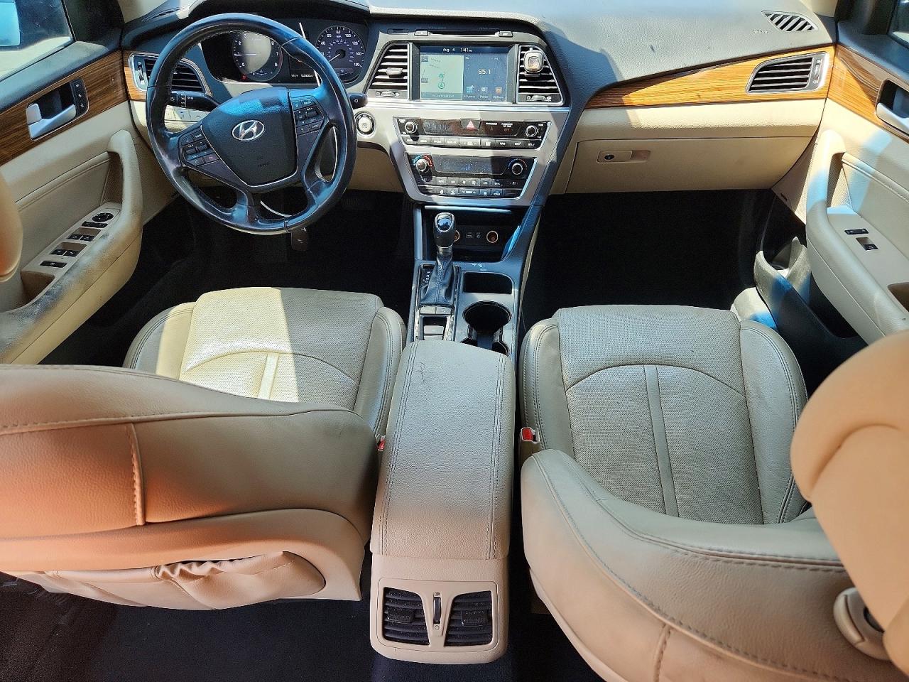 2015 Hyundai Sonata Limited Blue vin: 5NPE34AF9FH112900