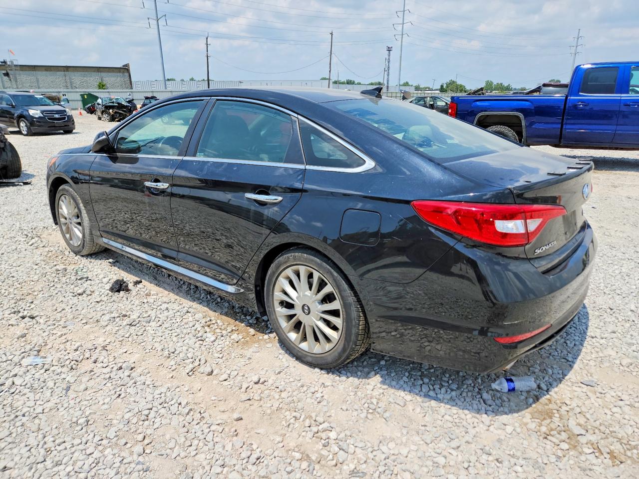 2015 Hyundai Sonata Limited Black vin: 5NPE34AF9FH121483
