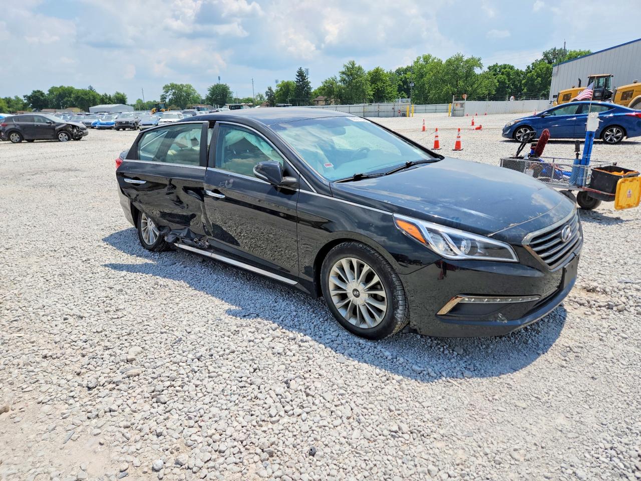 2015 Hyundai Sonata Limited Black vin: 5NPE34AF9FH121483