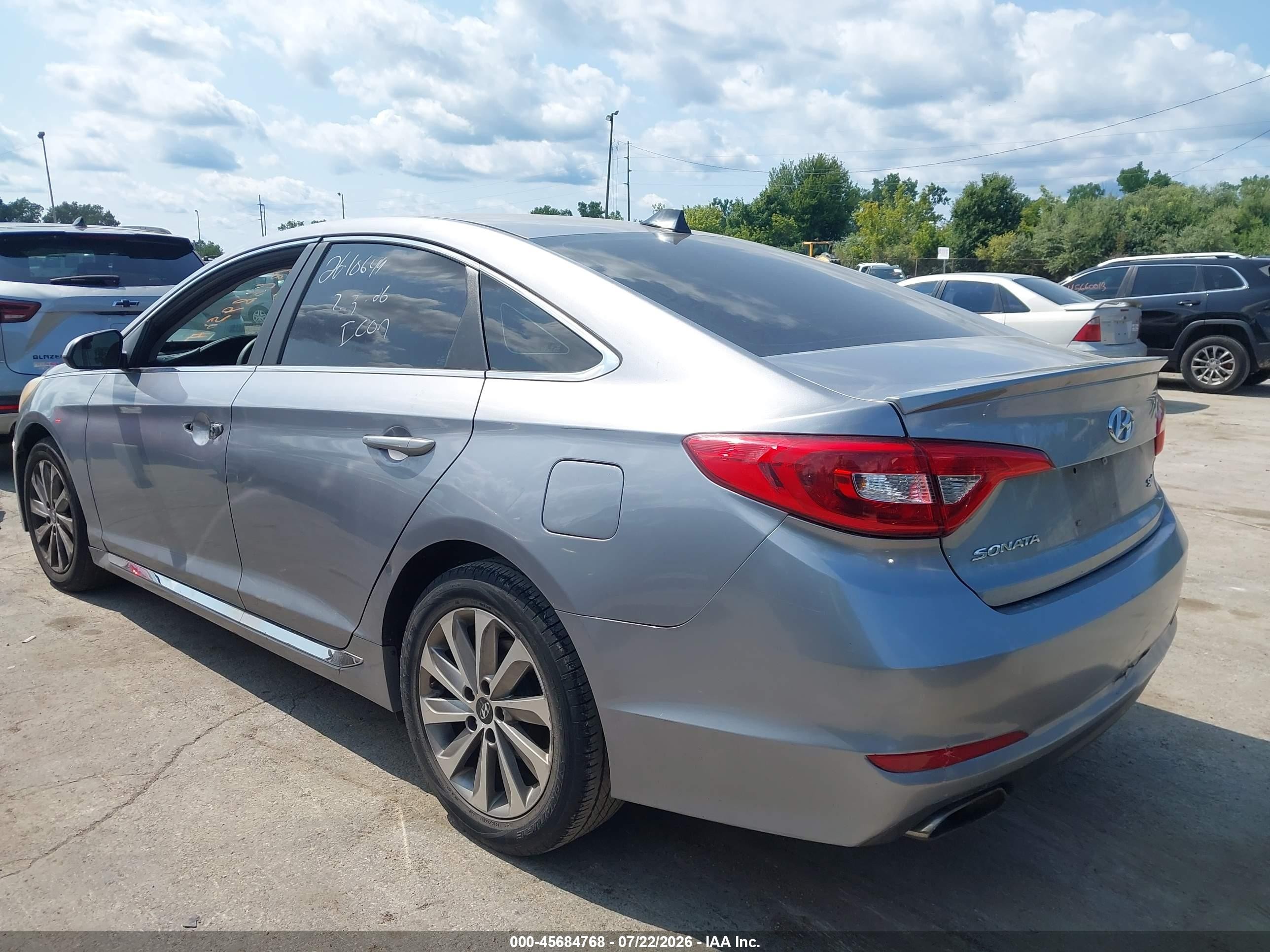 2015 Hyundai Sonata Sport Silver vin: 5NPE34AF9FH121547