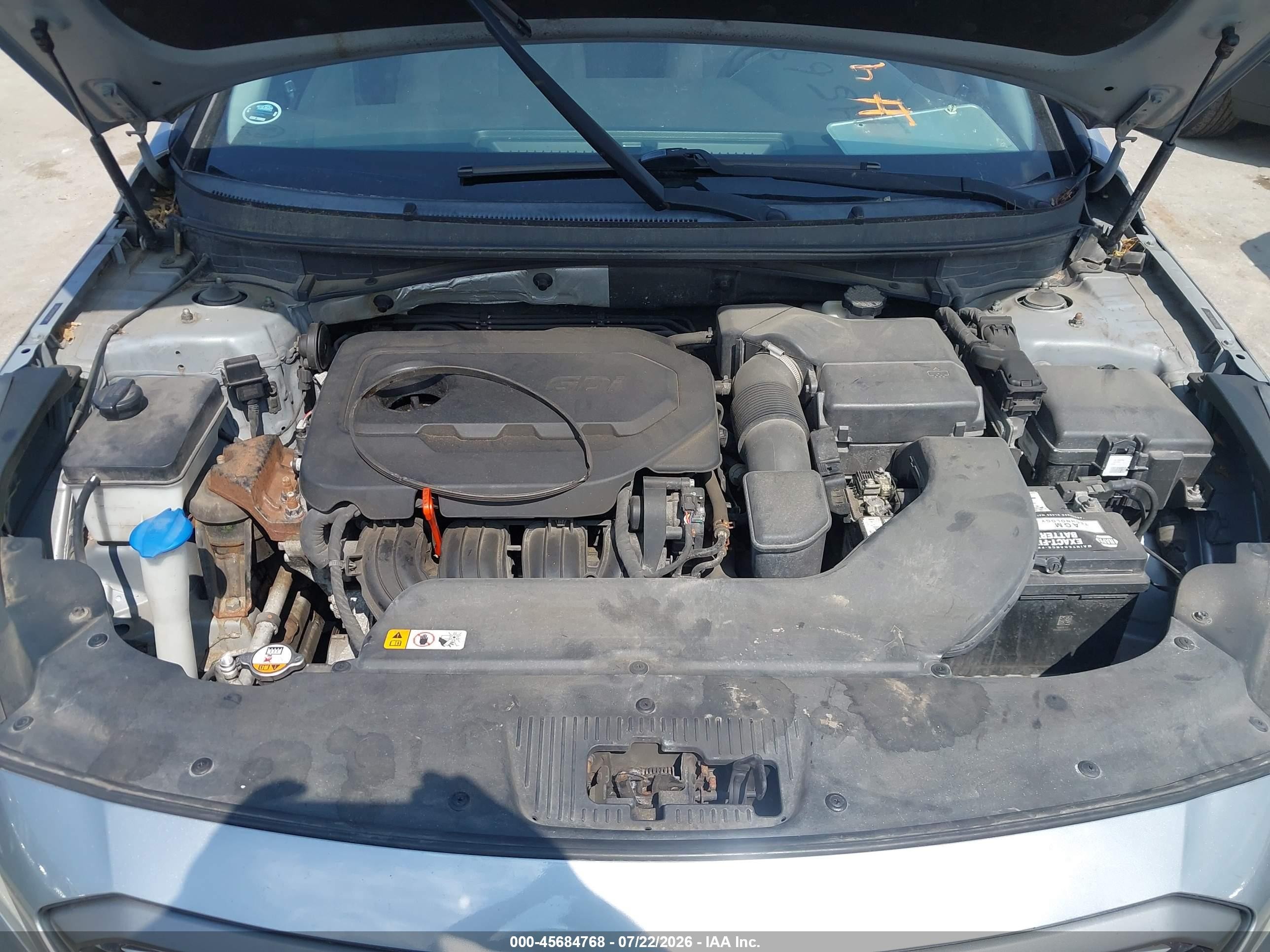 2015 Hyundai Sonata Sport Silver vin: 5NPE34AF9FH121547