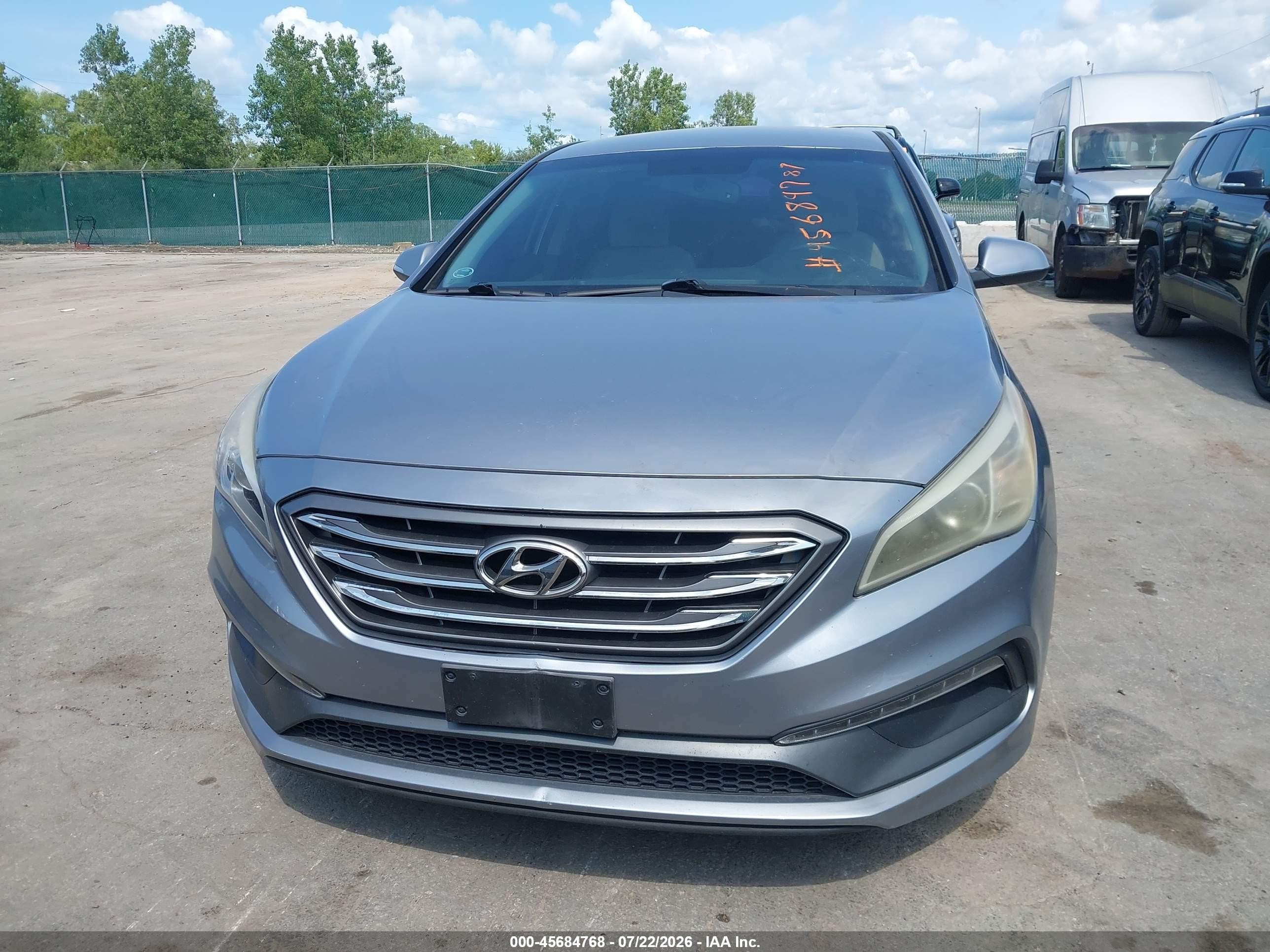 2015 Hyundai Sonata Sport Silver vin: 5NPE34AF9FH121547