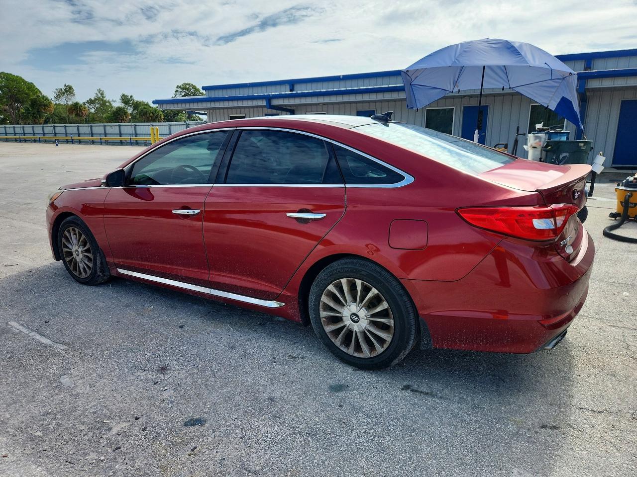2015 Hyundai Sonata Limited Red vin: 5NPE34AF9FH133102