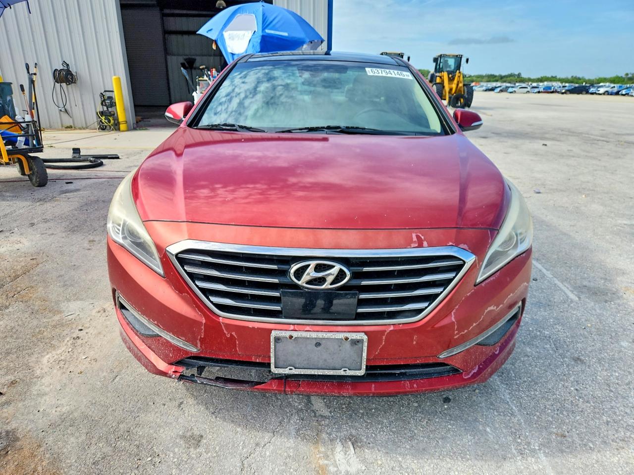 2015 Hyundai Sonata Limited Red vin: 5NPE34AF9FH133102