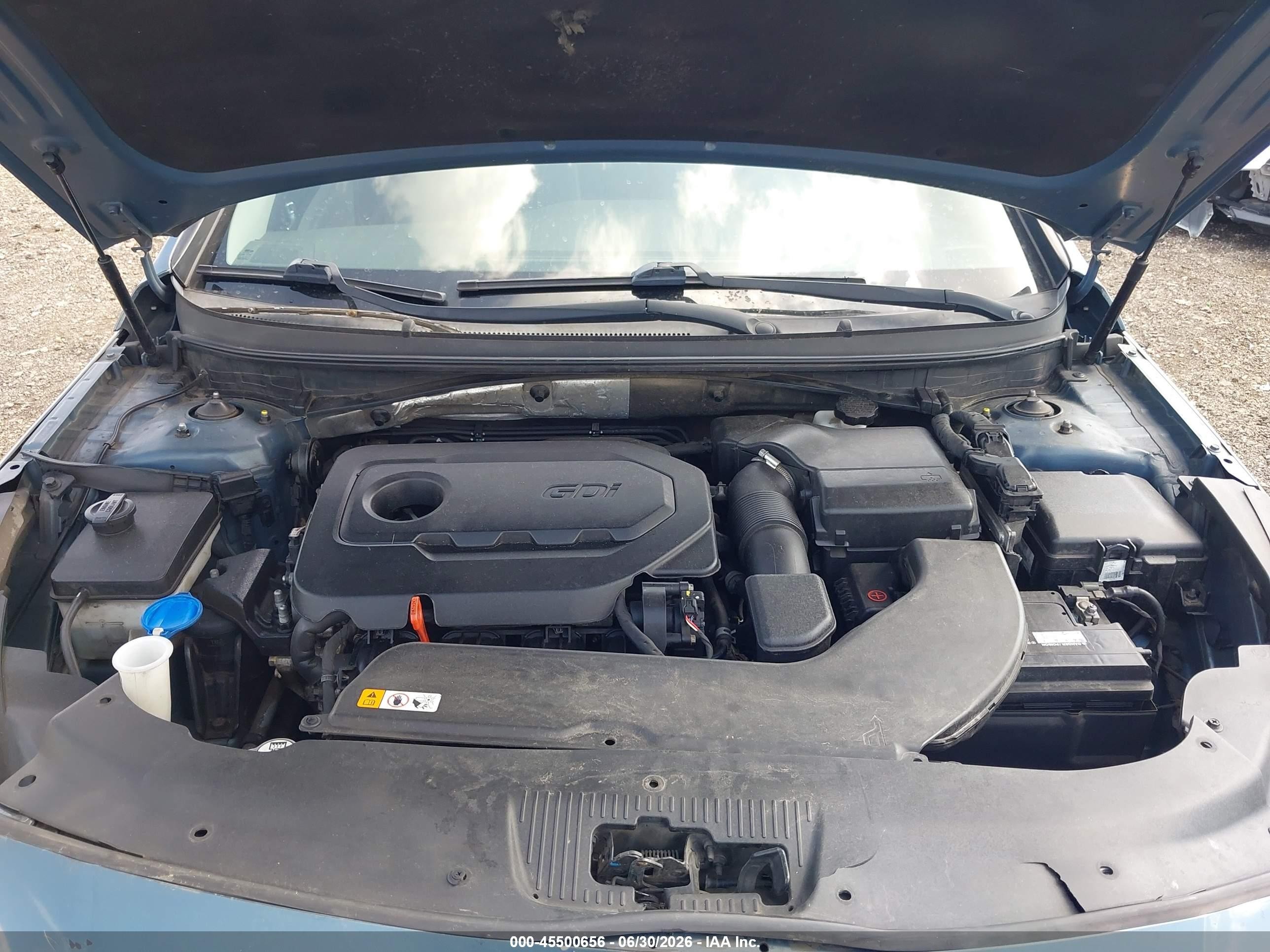 2015 Hyundai Sonata Sport Light Blue vin: 5NPE34AF9FH134783