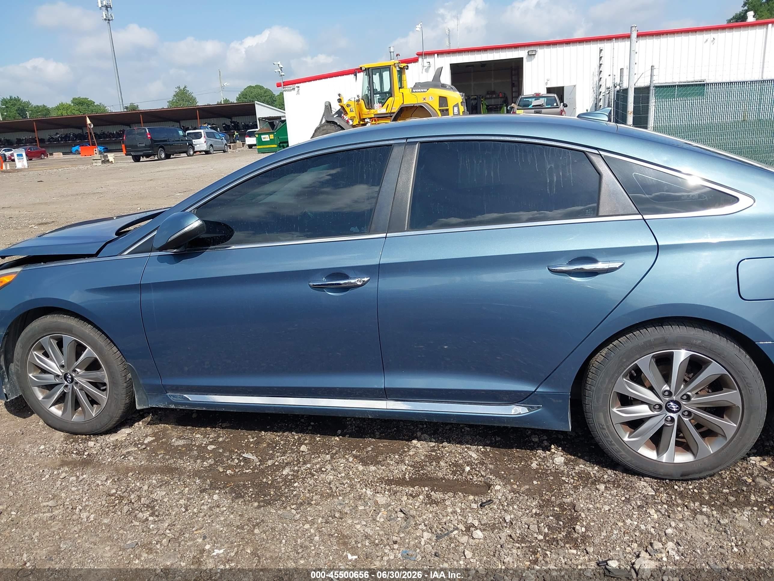 2015 Hyundai Sonata Sport Light Blue vin: 5NPE34AF9FH134783