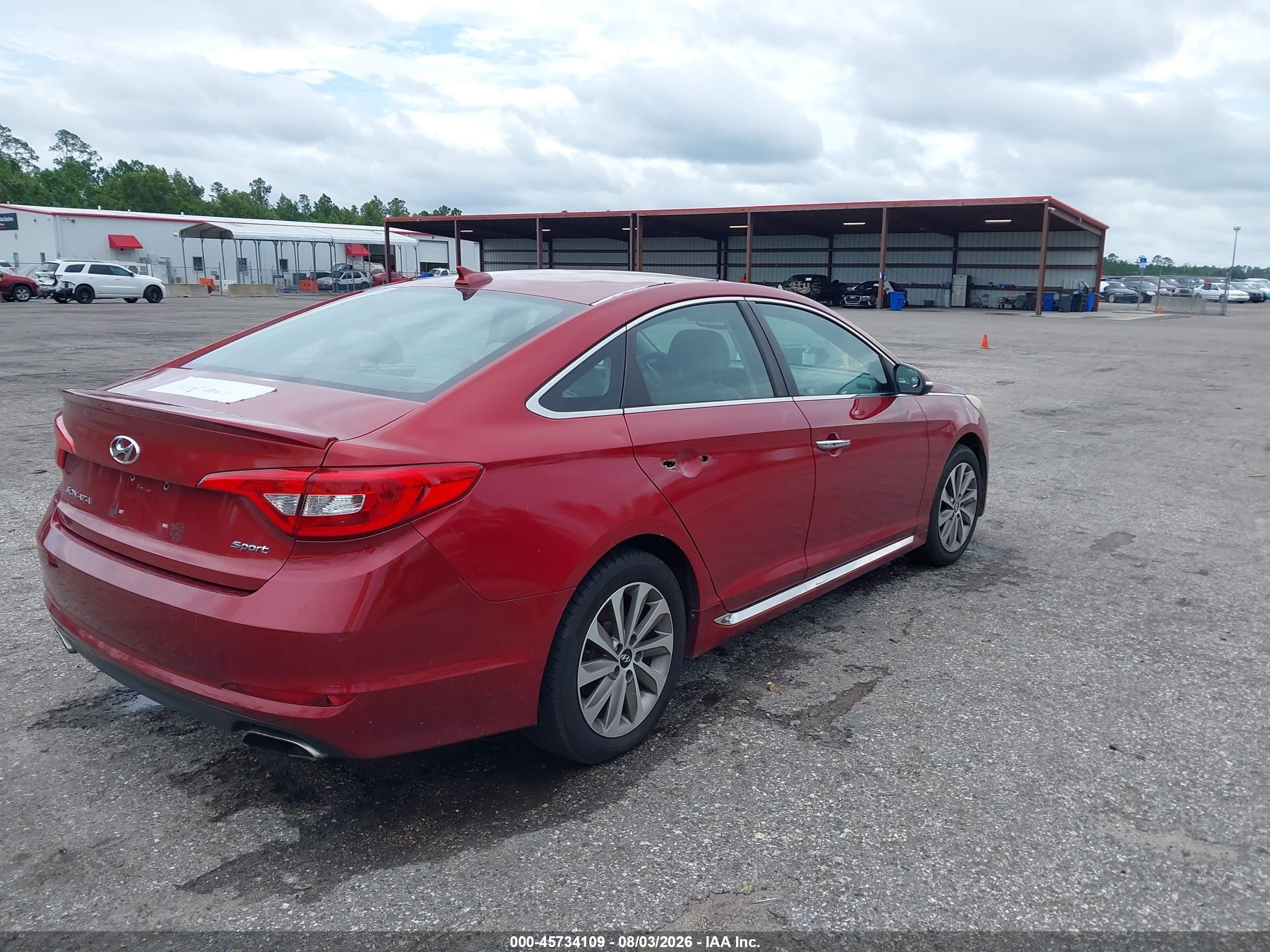 2015 Hyundai Sonata Sport Burgundy vin: 5NPE34AF9FH142074
