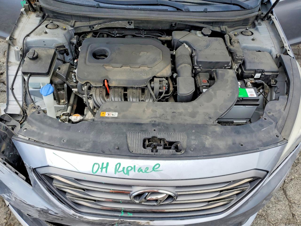 2015 Hyundai Sonata Sport Silver vin: 5NPE34AF9FH146898
