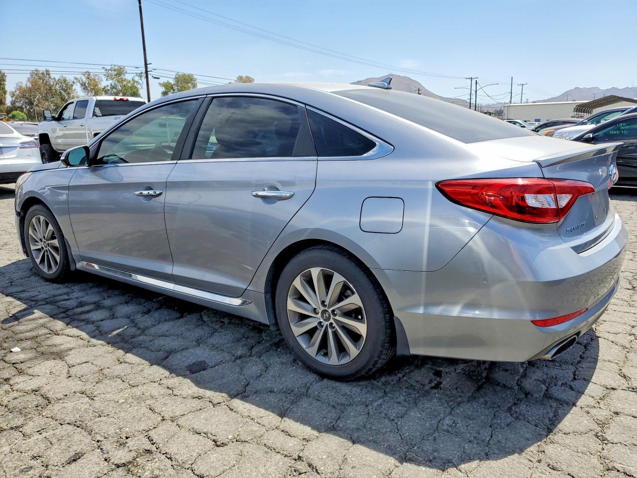 2015 Hyundai Sonata Sport Silver vin: 5NPE34AF9FH146898