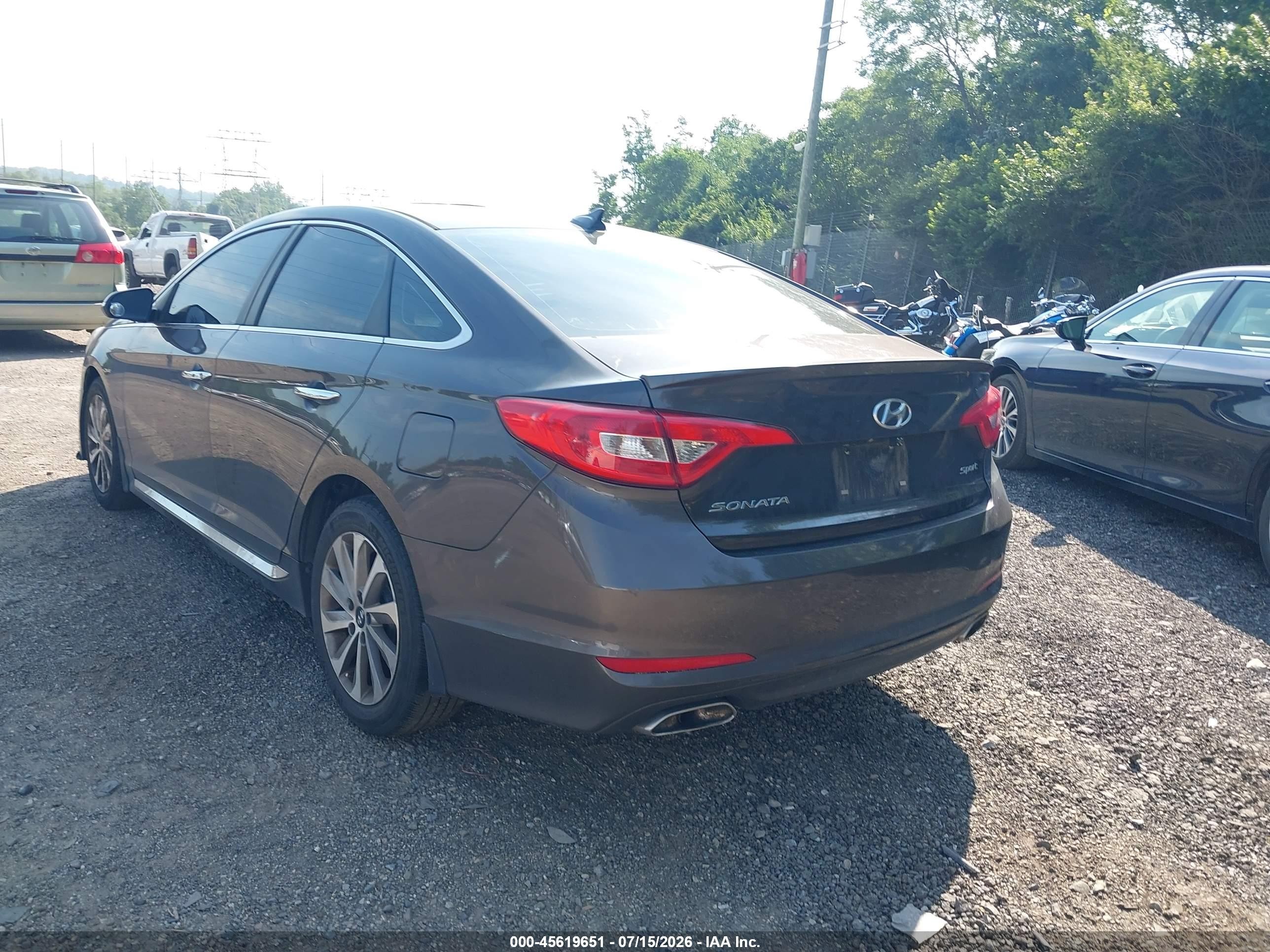2015 Hyundai Sonata Sport Brown vin: 5NPE34AF9FH148716