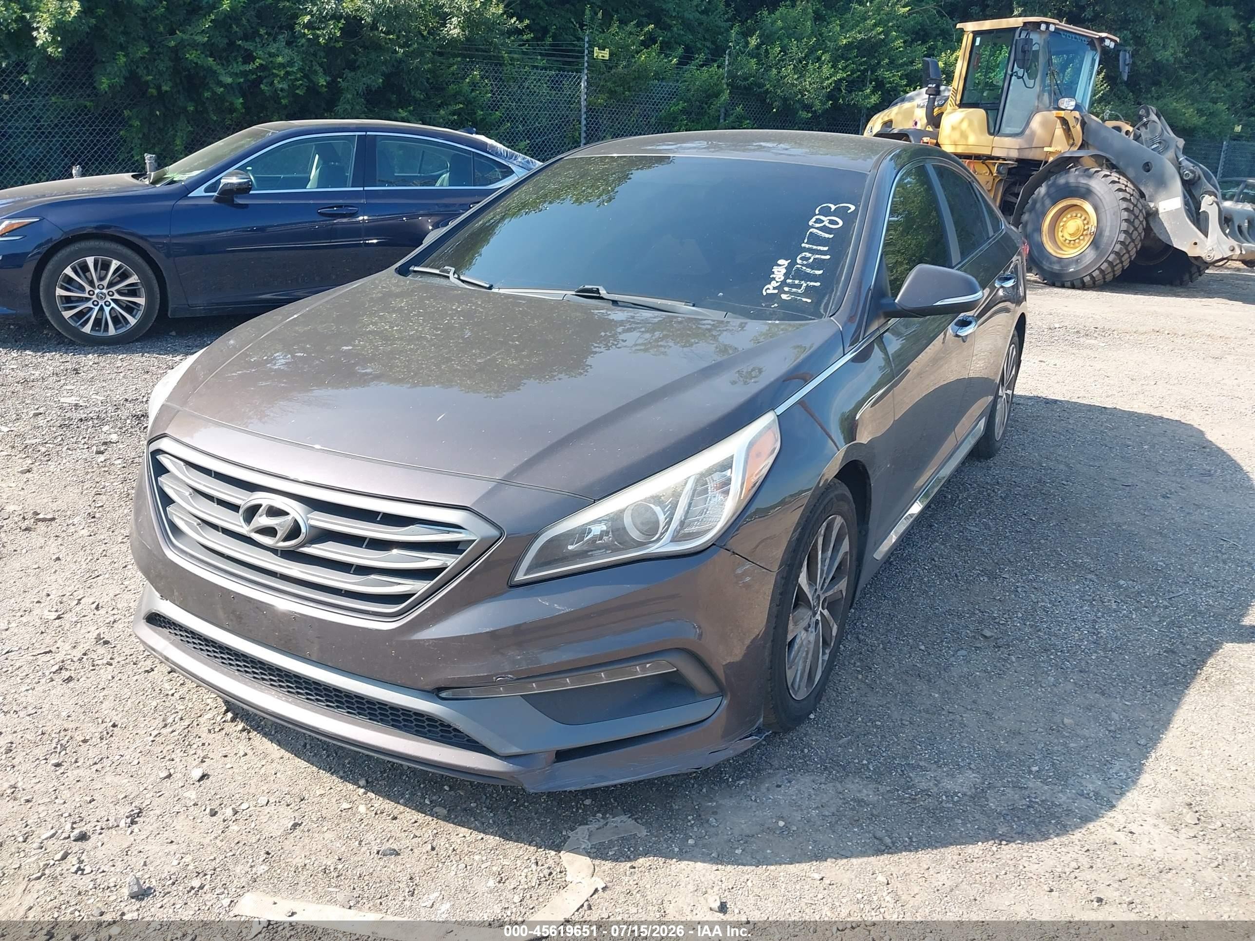 2015 Hyundai Sonata Sport Brown vin: 5NPE34AF9FH148716