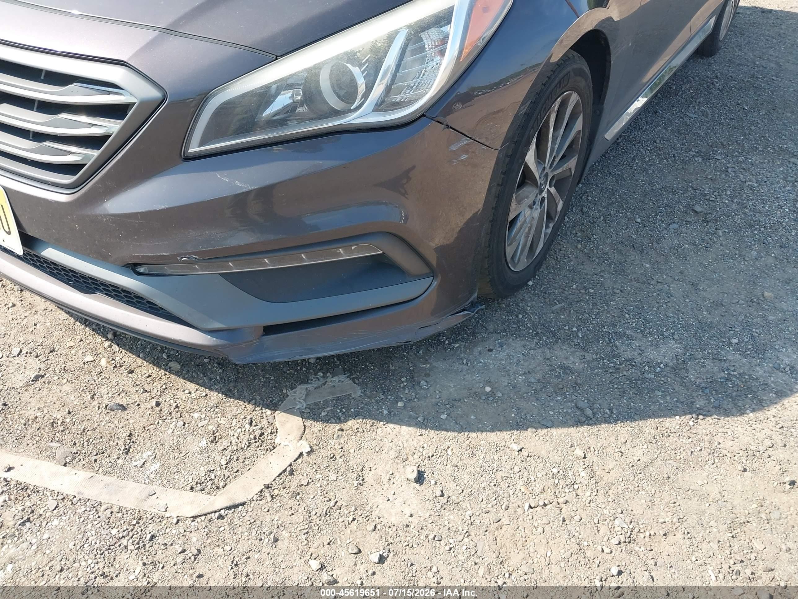 2015 Hyundai Sonata Sport Brown vin: 5NPE34AF9FH148716