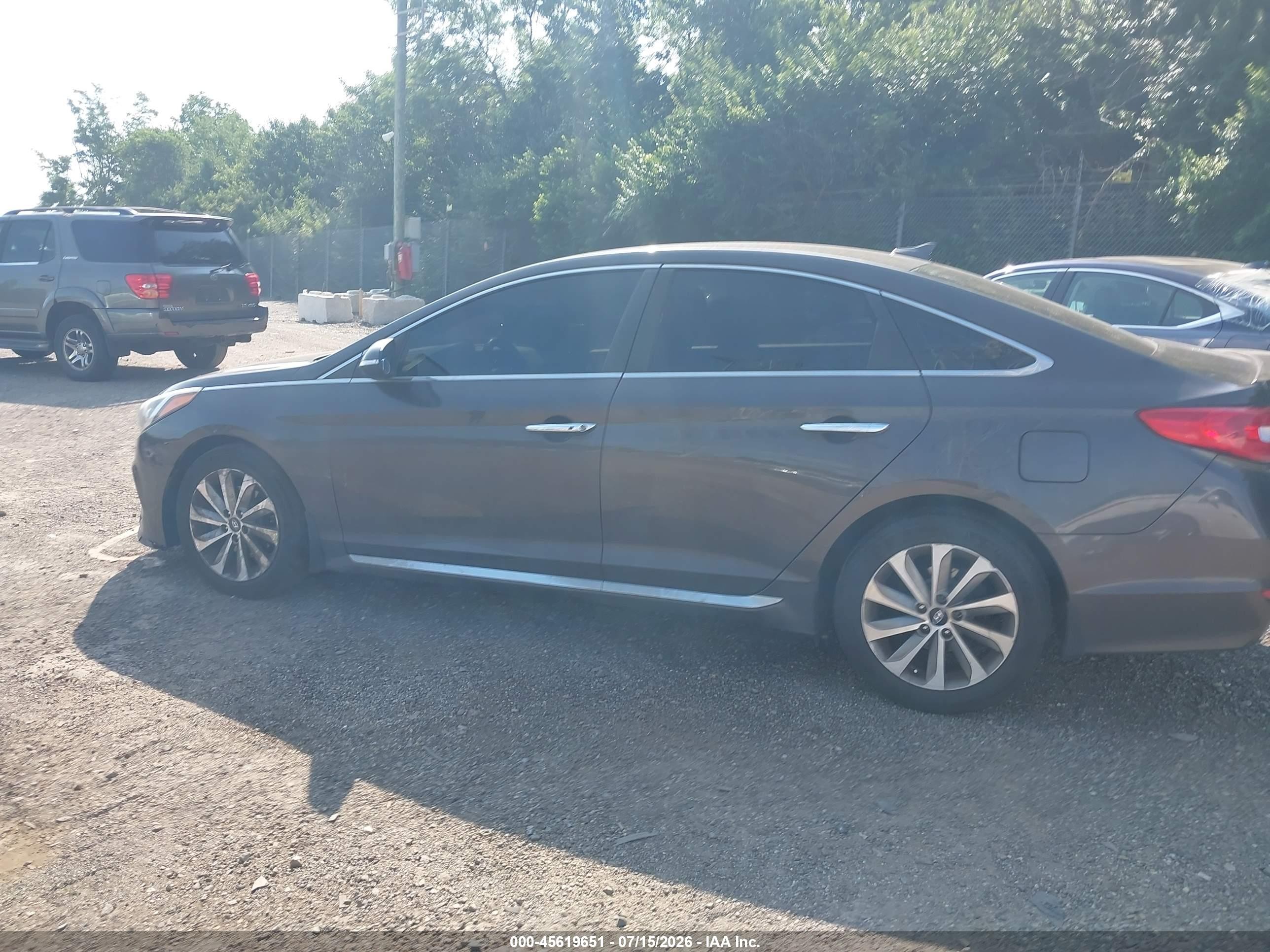 2015 Hyundai Sonata Sport Brown vin: 5NPE34AF9FH148716