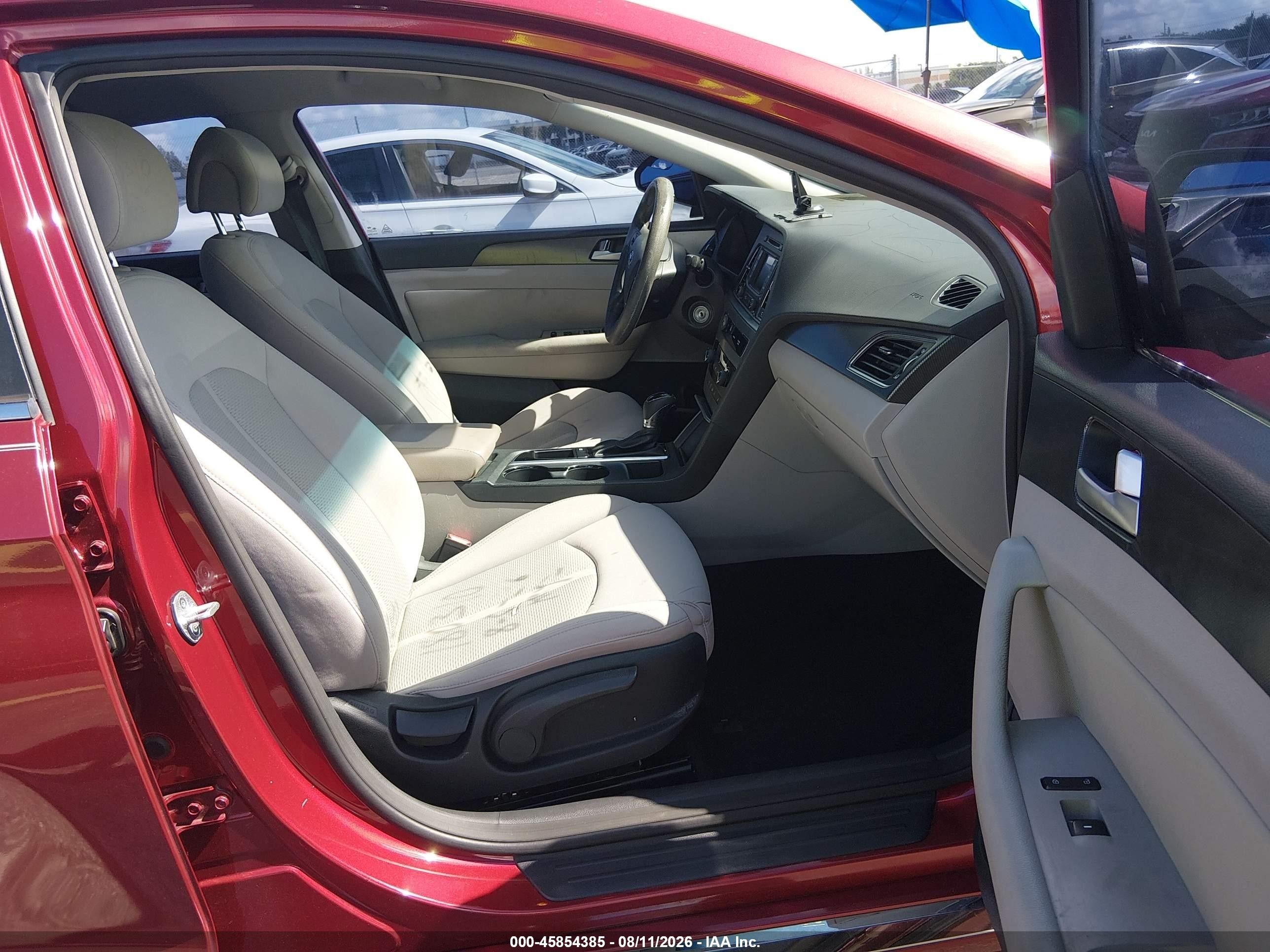 2015 Hyundai Sonata Sport Red vin: 5NPE34AF9FH180310