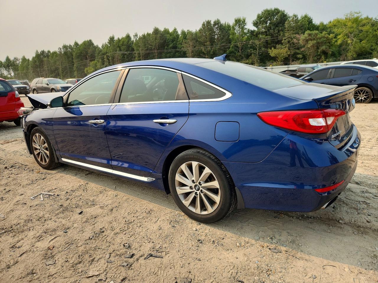 2015 Hyundai Sonata Sport Blue vin: 5NPE34AF9FH213404