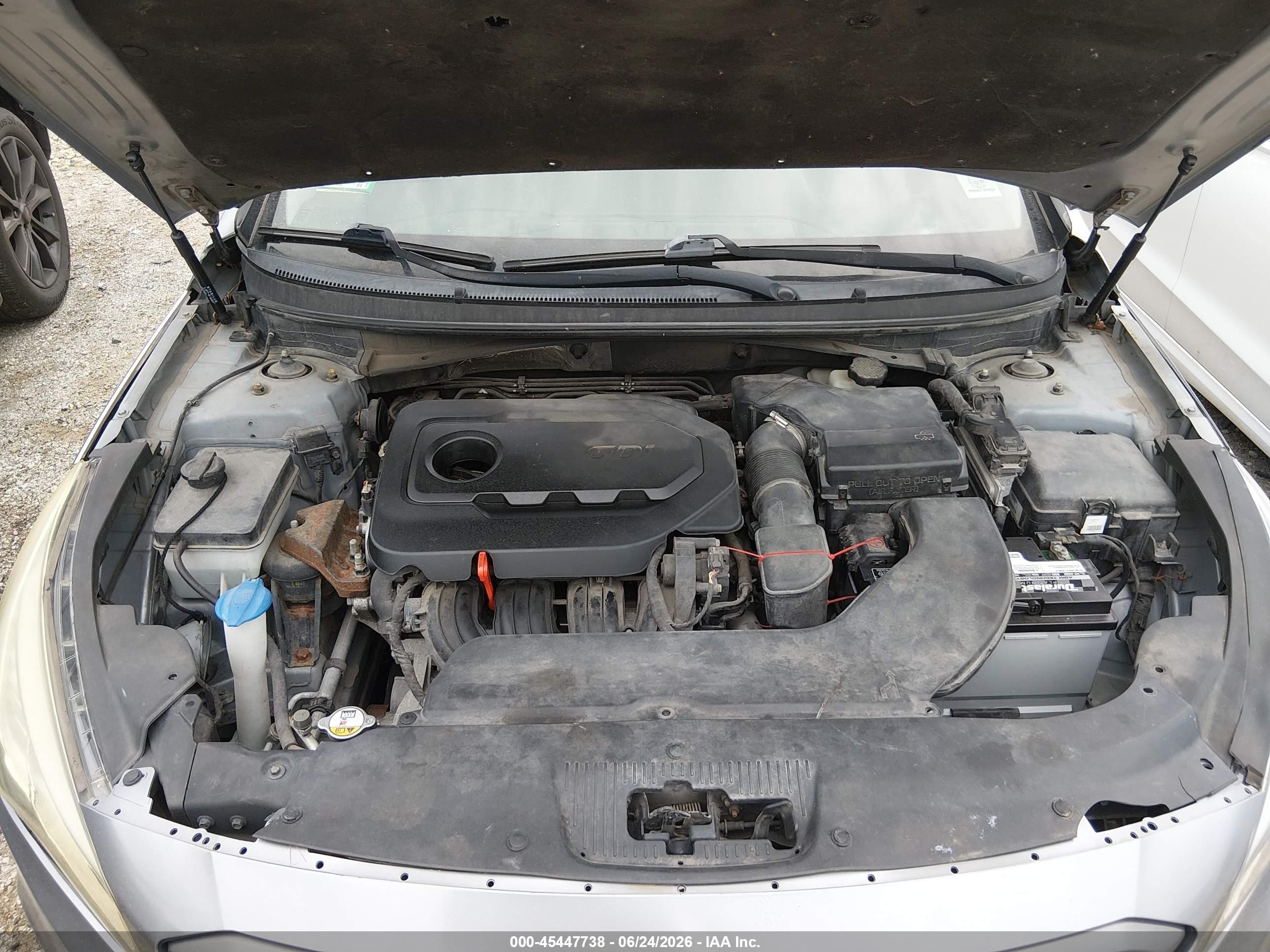 2015 Hyundai Sonata Sport Gray vin: 5NPE34AF9FH223625
