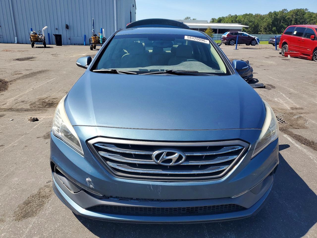 2015 Hyundai Sonata Sport Blue vin: 5NPE34AF9FH224807