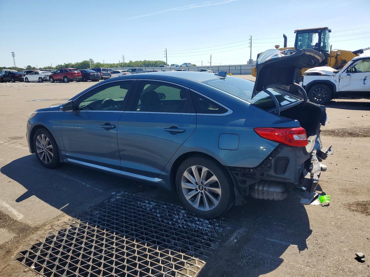 2015 Hyundai Sonata Sport Blue vin: 5NPE34AF9FH224807