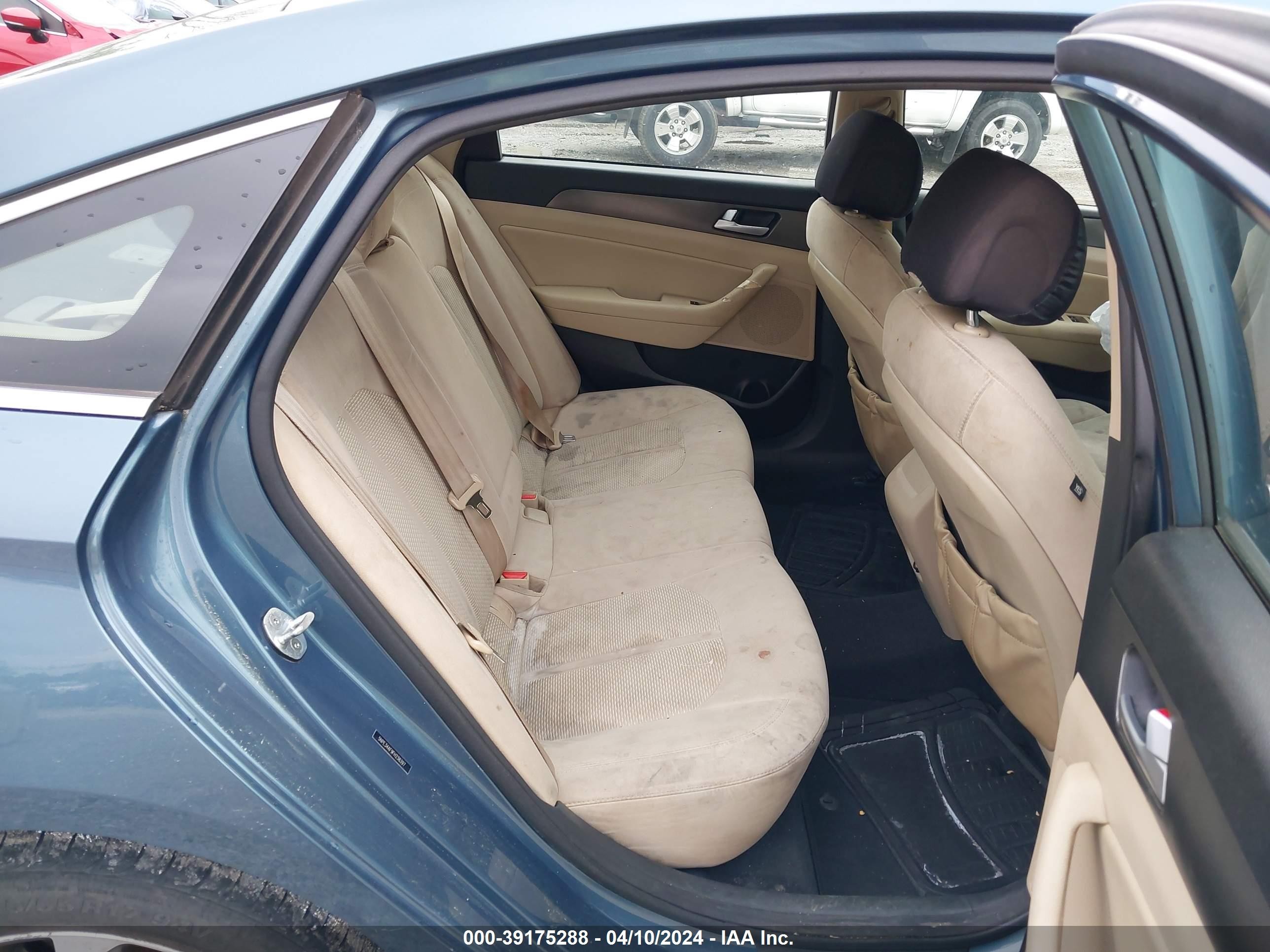 2015 Hyundai Sonata Sport Blue vin: 5NPE34AF9FH238397