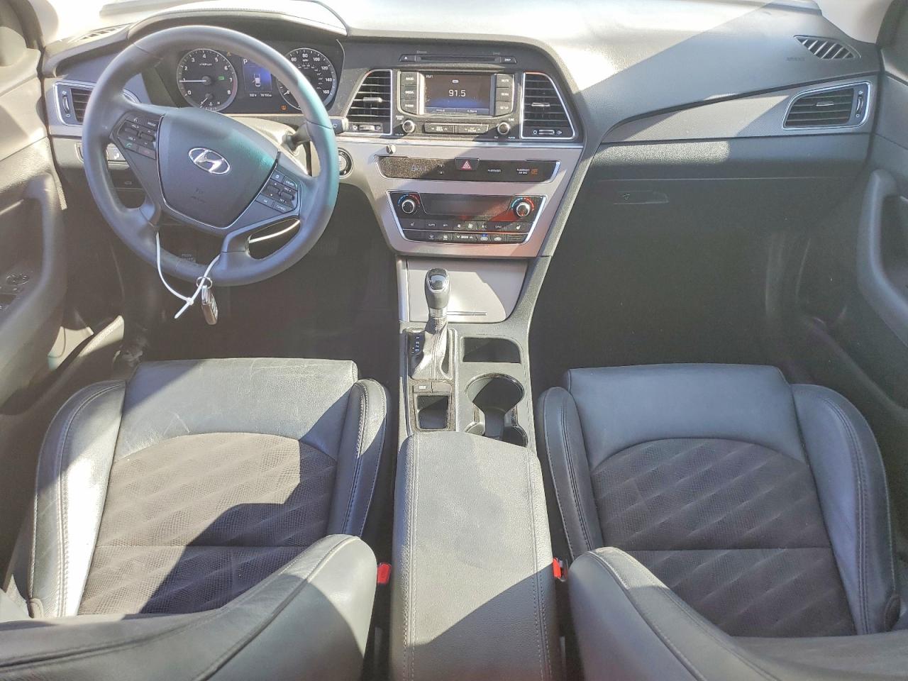 2015 Hyundai Sonata Sport White vin: 5NPE34AF9FH244703