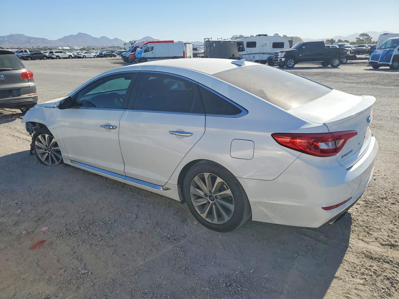 2015 Hyundai Sonata Sport White vin: 5NPE34AF9FH244703