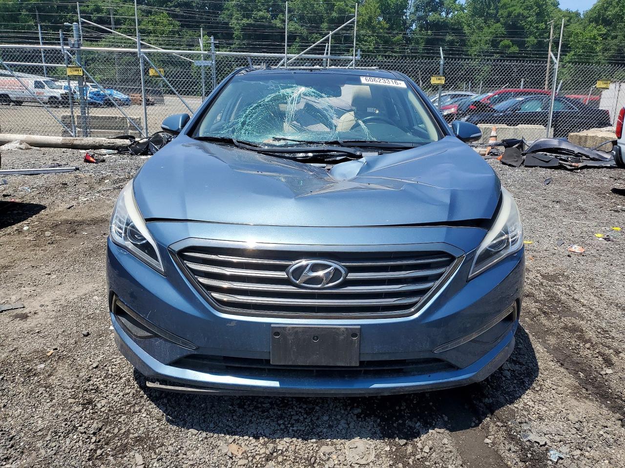2015 Hyundai Sonata Limited Teal vin: 5NPE34AF9FH252056