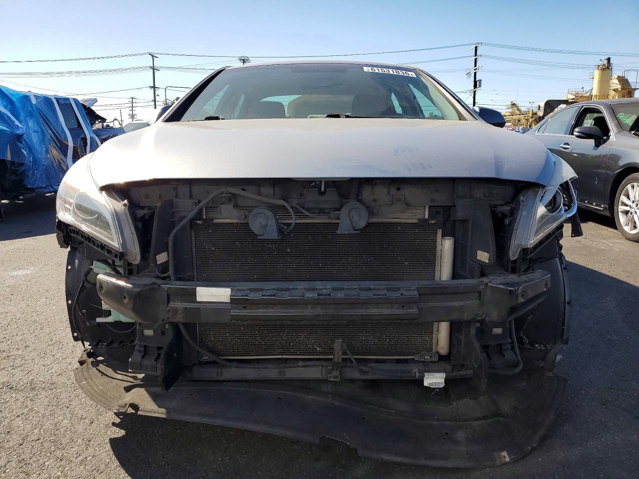 2015 Hyundai Sonata Sport Silver vin: 5NPE34AF9FH255619