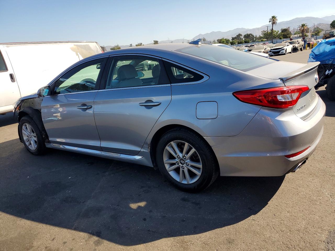 2015 Hyundai Sonata Sport Silver vin: 5NPE34AF9FH255619