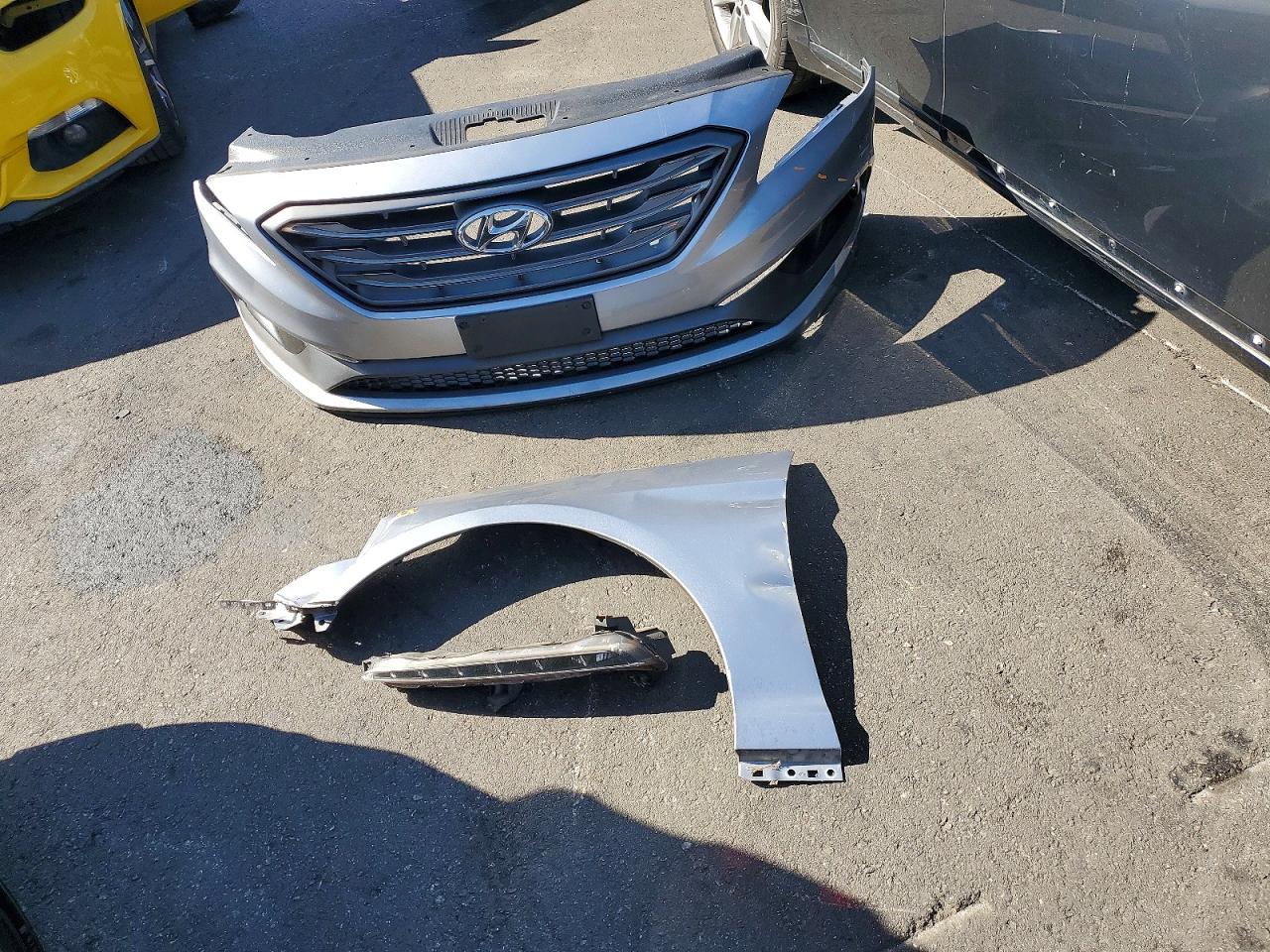 2015 Hyundai Sonata Sport Silver vin: 5NPE34AF9FH255619