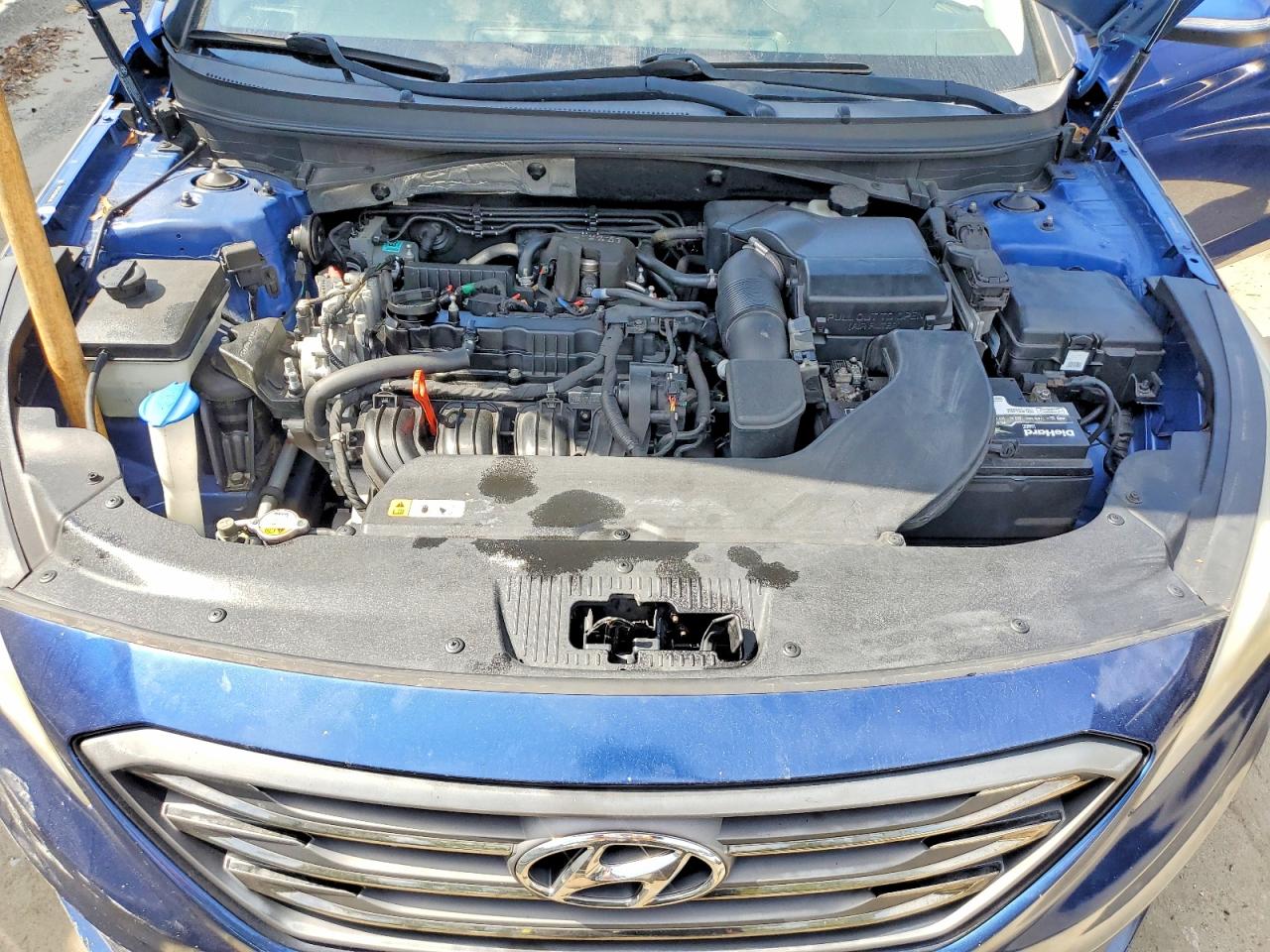 2016 Hyundai Sonata Sport Синий vin: 5NPE34AF9GH311768