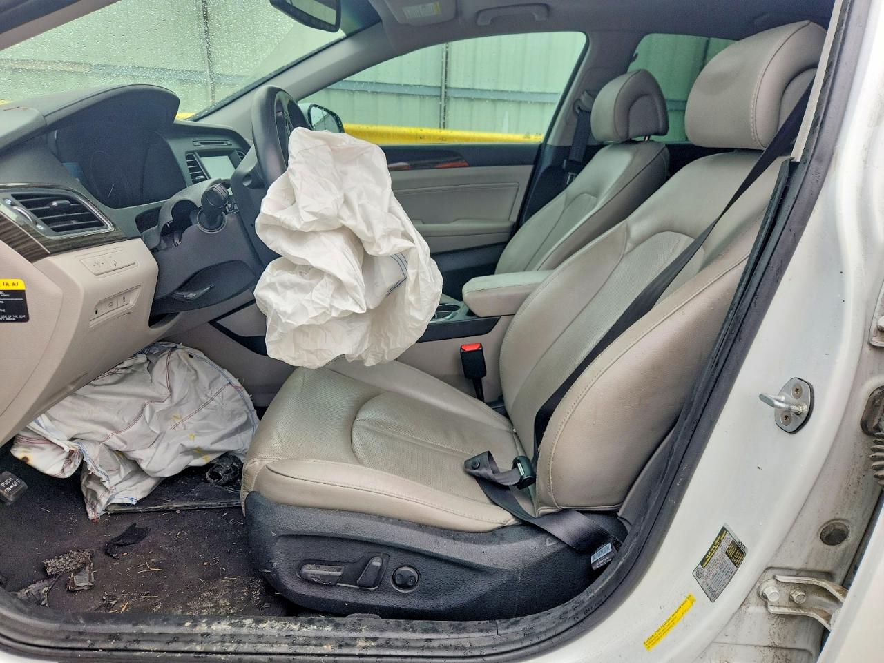 2017 Hyundai Sonata Limited White vin: 5NPE34AF9HH481937