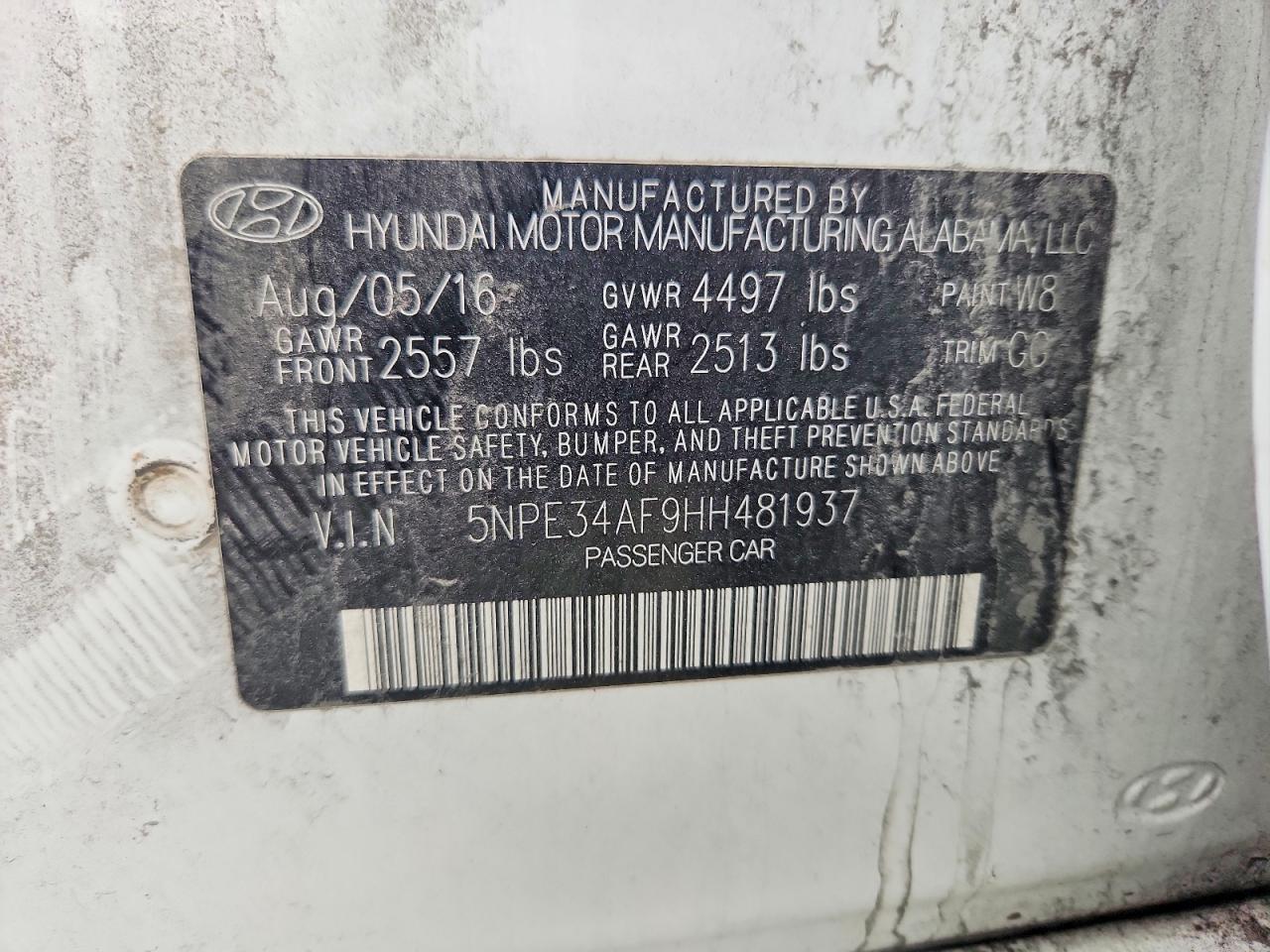 2017 Hyundai Sonata Limited White vin: 5NPE34AF9HH481937