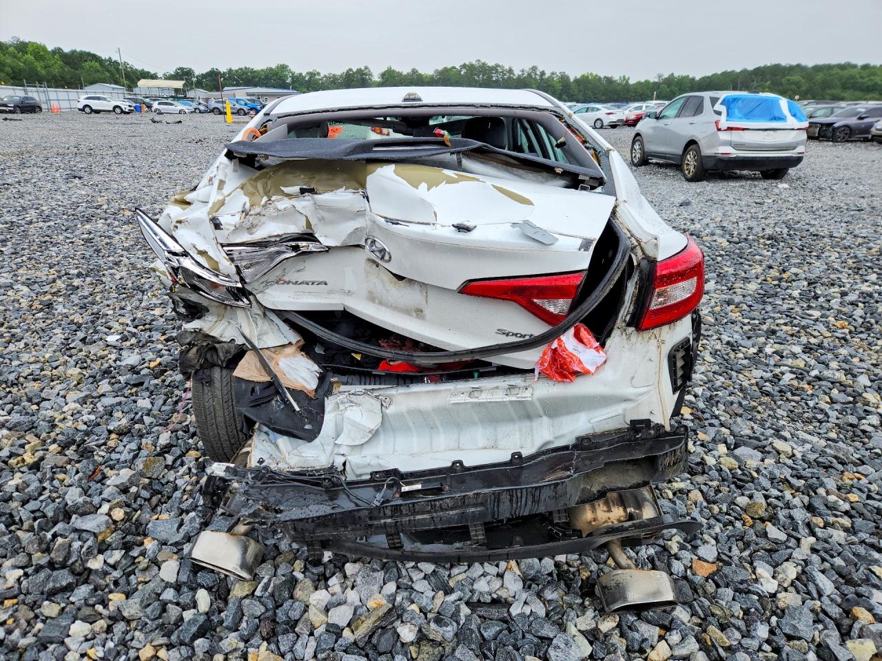 2017 Hyundai Sonata Sport White vin: 5NPE34AF9HH485180