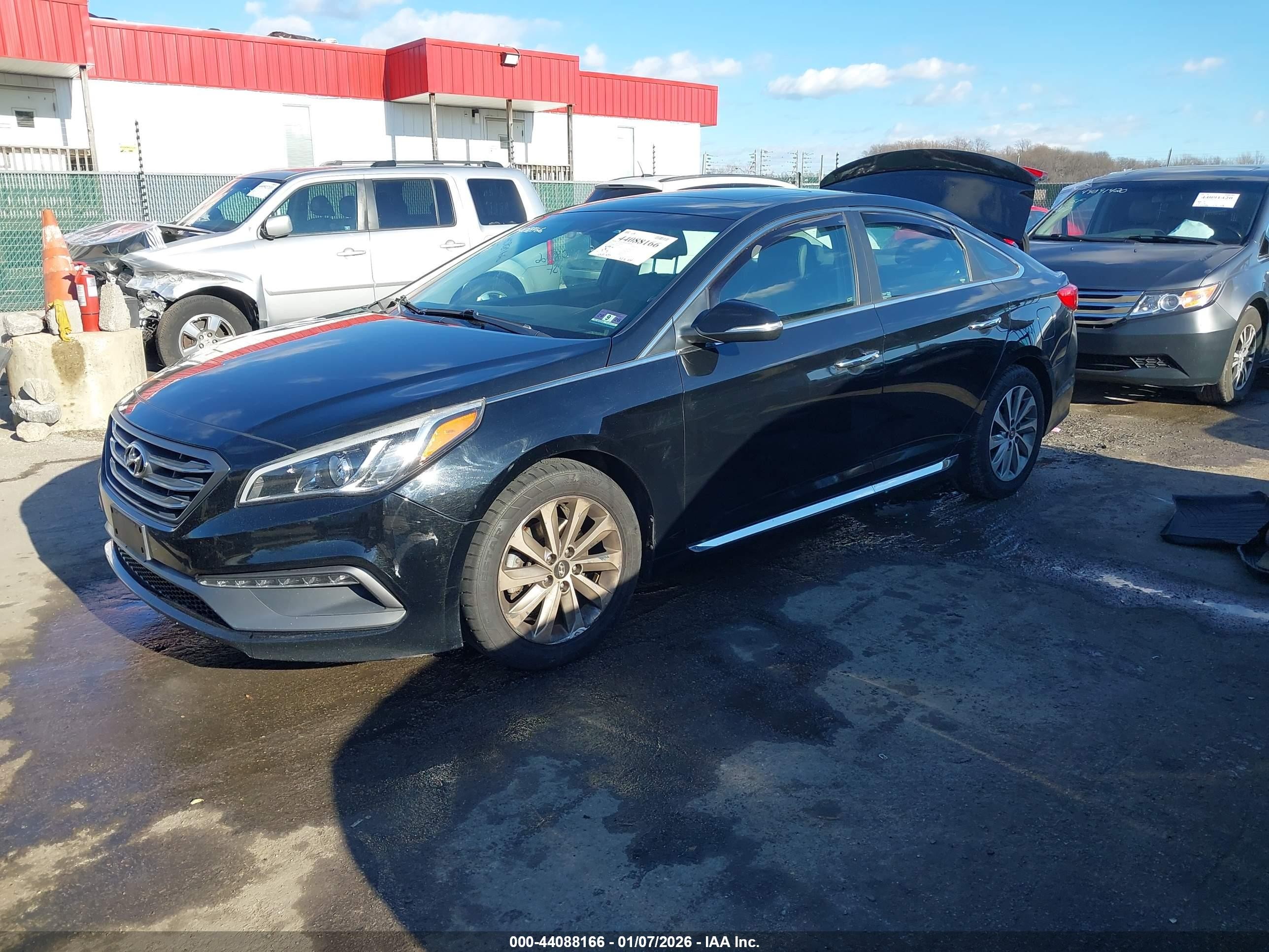 2017 Hyundai Sonata Sport Black vin: 5NPE34AF9HH509557