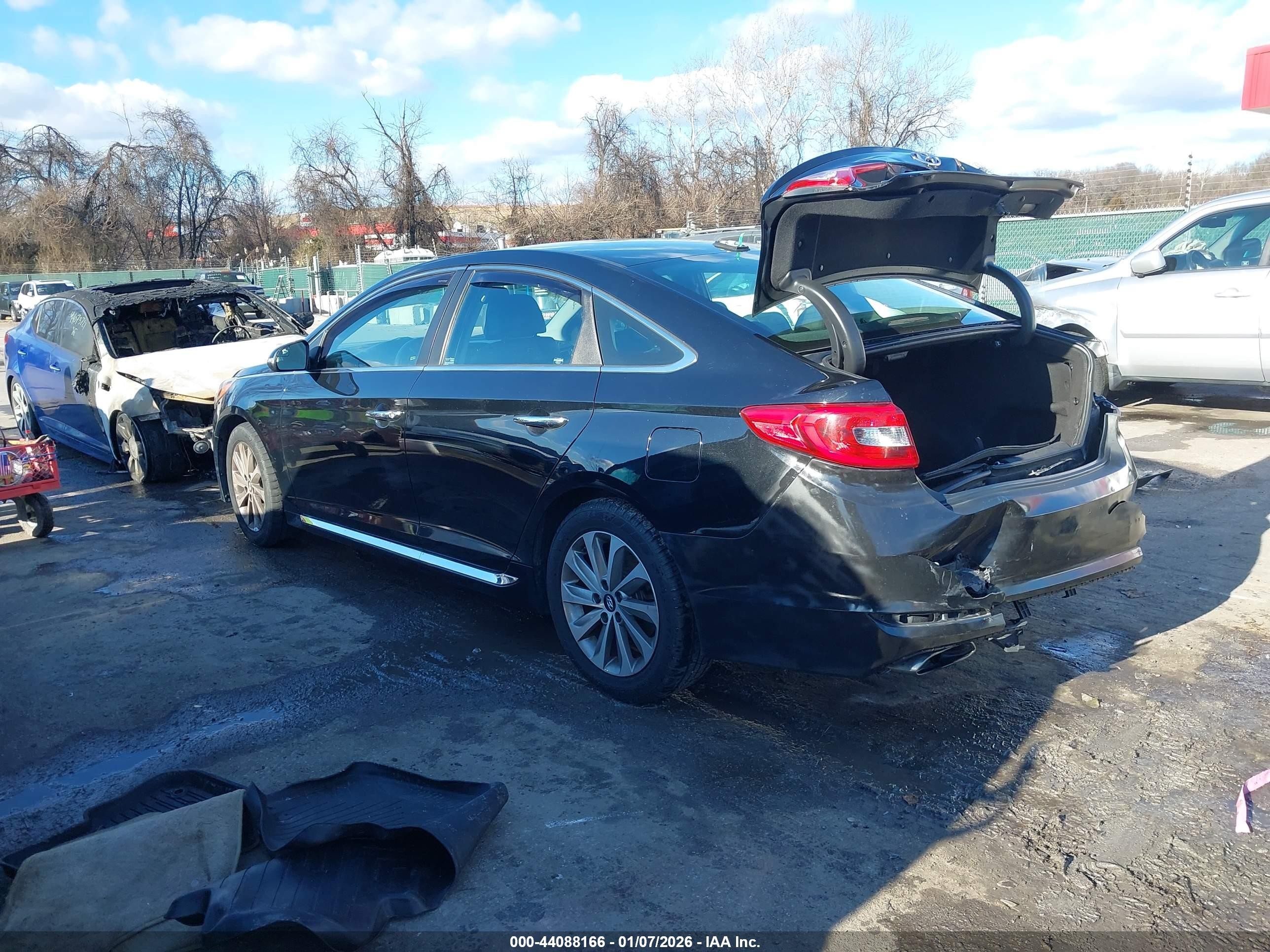 2017 Hyundai Sonata Sport Black vin: 5NPE34AF9HH509557