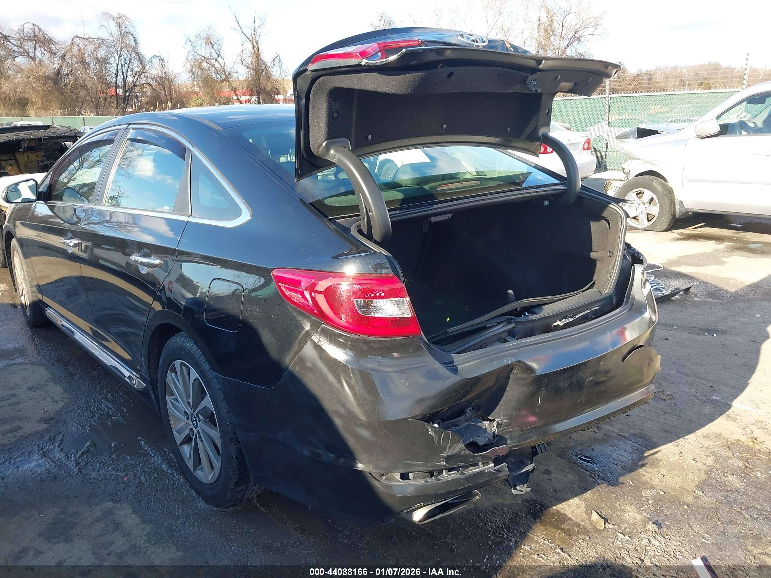 2017 Hyundai Sonata Sport Black vin: 5NPE34AF9HH509557