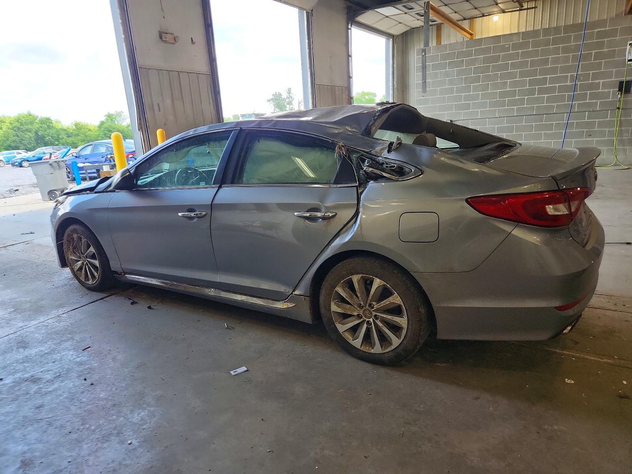 2017 Hyundai Sonata Sport Silver vin: 5NPE34AF9HH582377