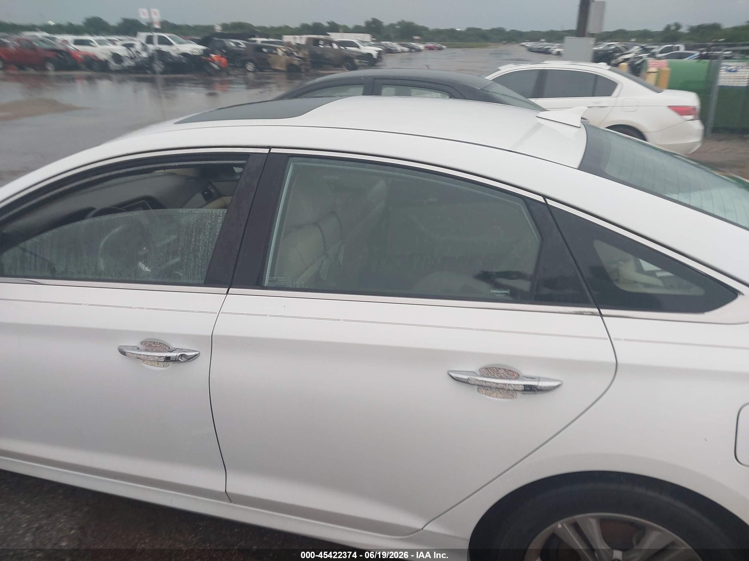 2019 Hyundai Sonata Limited Белый vin: 5NPE34AF9KH789990
