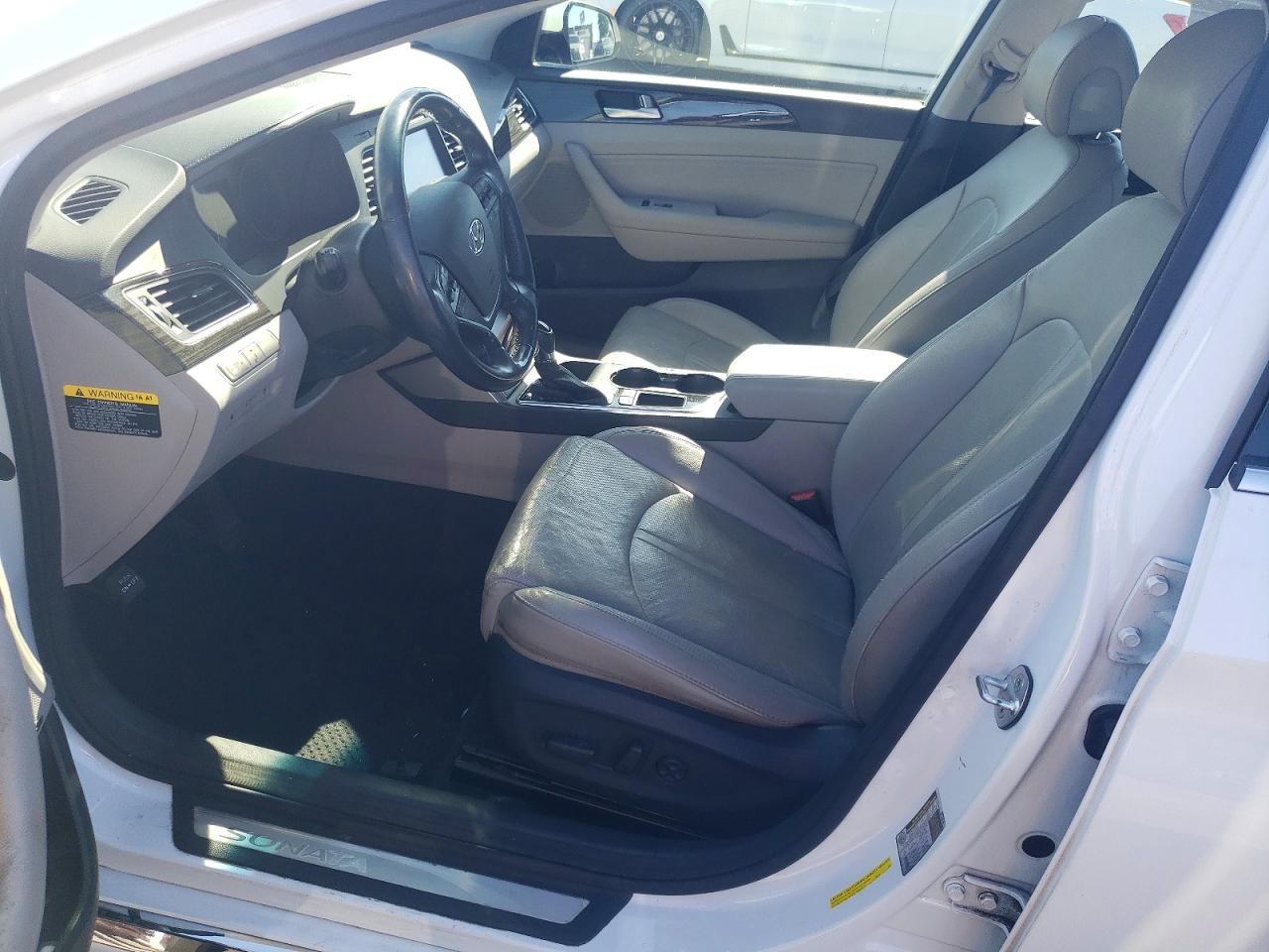 2015 Hyundai Sonata Limited White vin: 5NPE34AFXFH025264