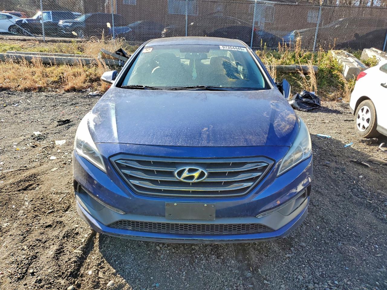 2015 Hyundai Sonata Sport Blue vin: 5NPE34AFXFH031887