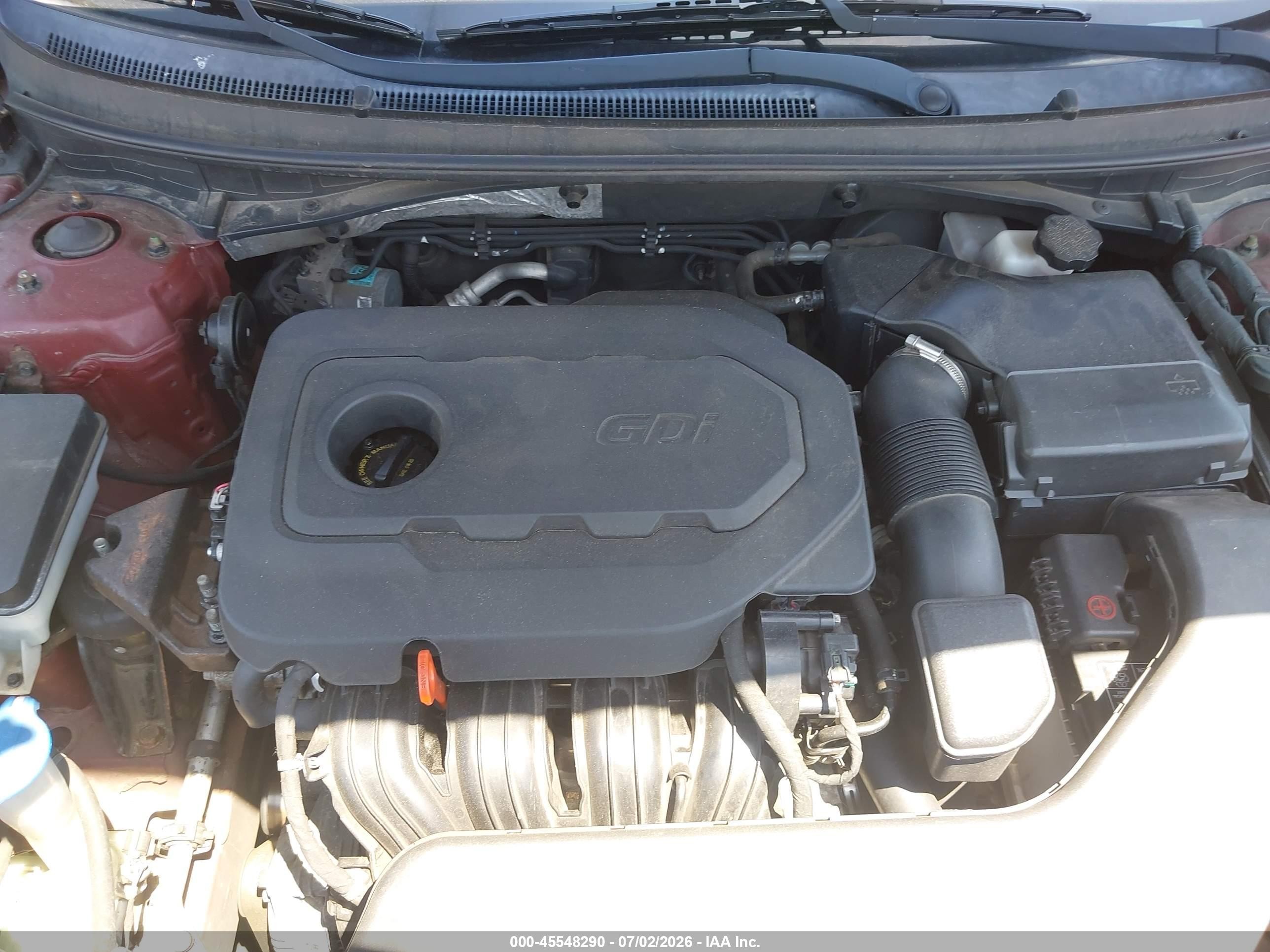 2015 Hyundai Sonata Sport Red vin: 5NPE34AFXFH032960