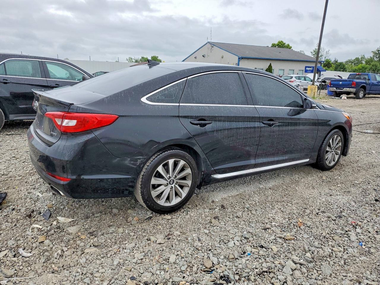 2015 Hyundai Sonata Sport Black vin: 5NPE34AFXFH034546
