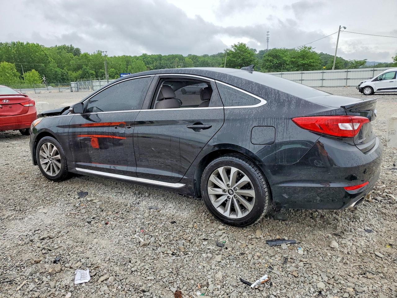 2015 Hyundai Sonata Sport Black vin: 5NPE34AFXFH034546