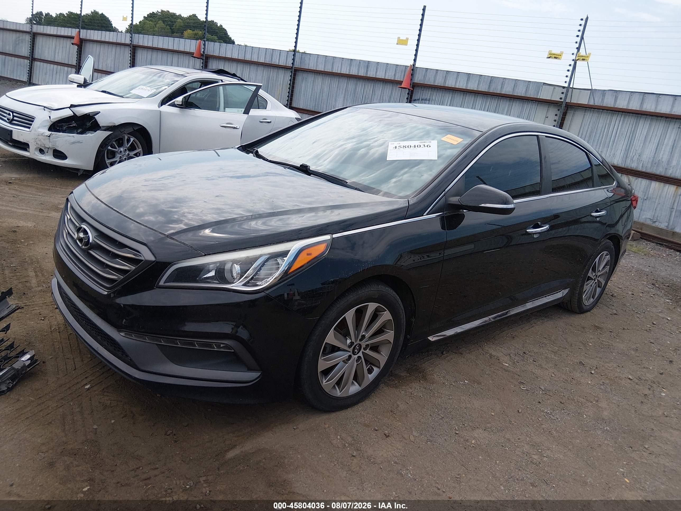 2015 Hyundai Sonata Sport Black vin: 5NPE34AFXFH051296