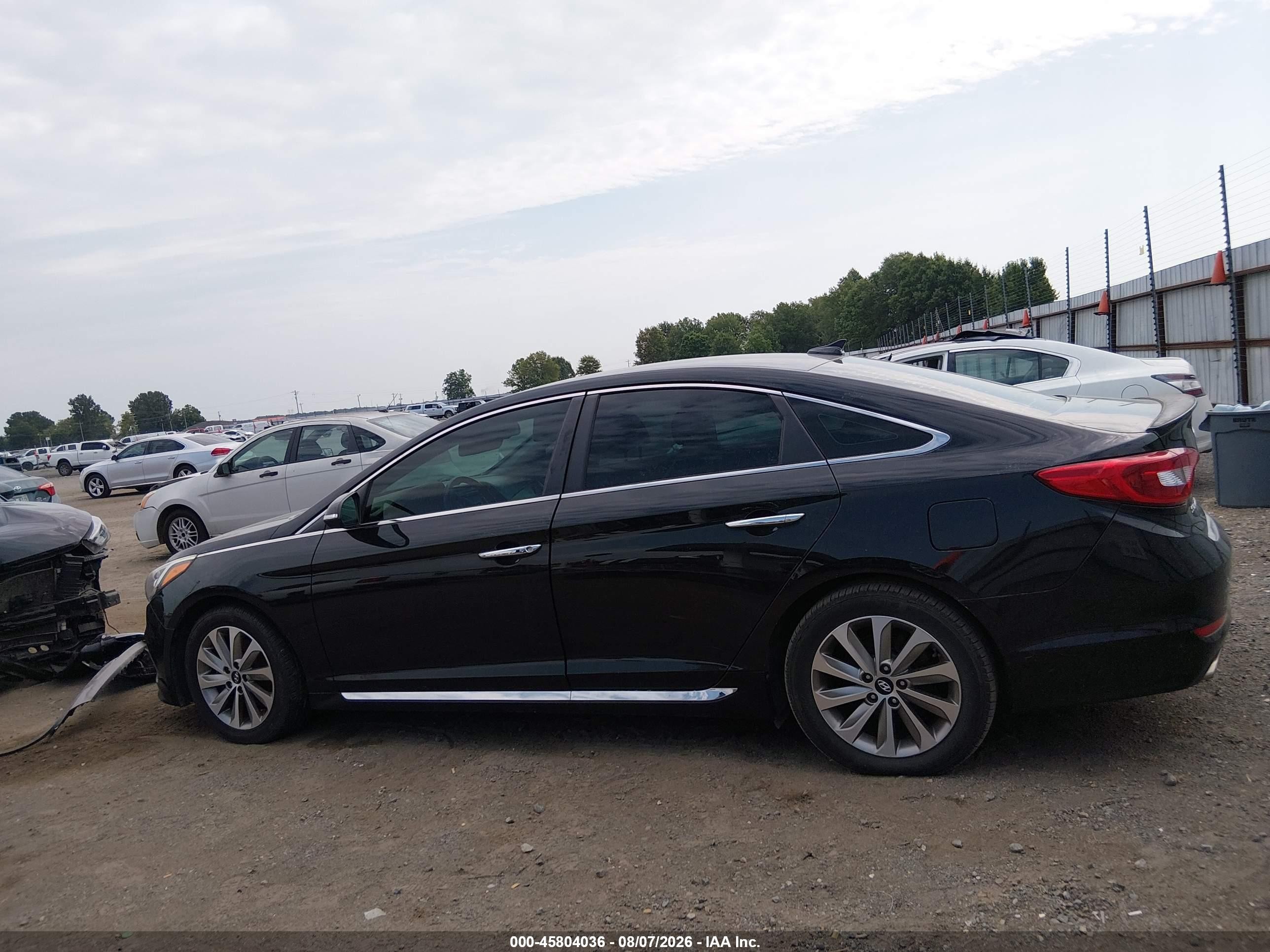 2015 Hyundai Sonata Sport Black vin: 5NPE34AFXFH051296