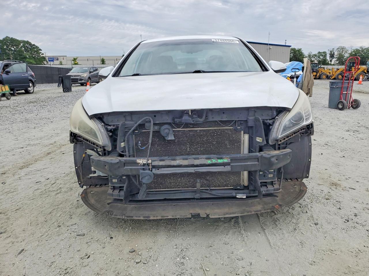 2015 Hyundai Sonata Sport White vin: 5NPE34AFXFH056689